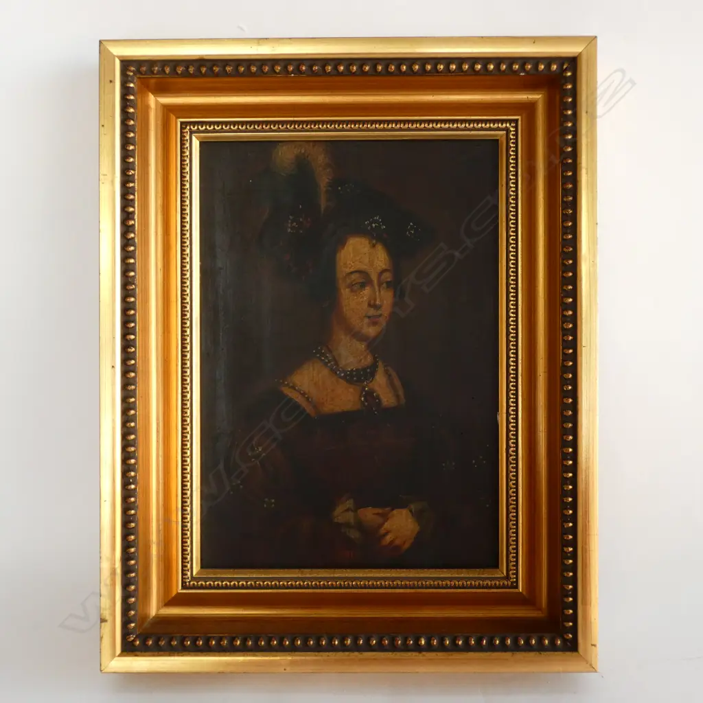 18TH CENT OIL PAINTING ON BOARD 390 X 305MM FRAME Image 1++