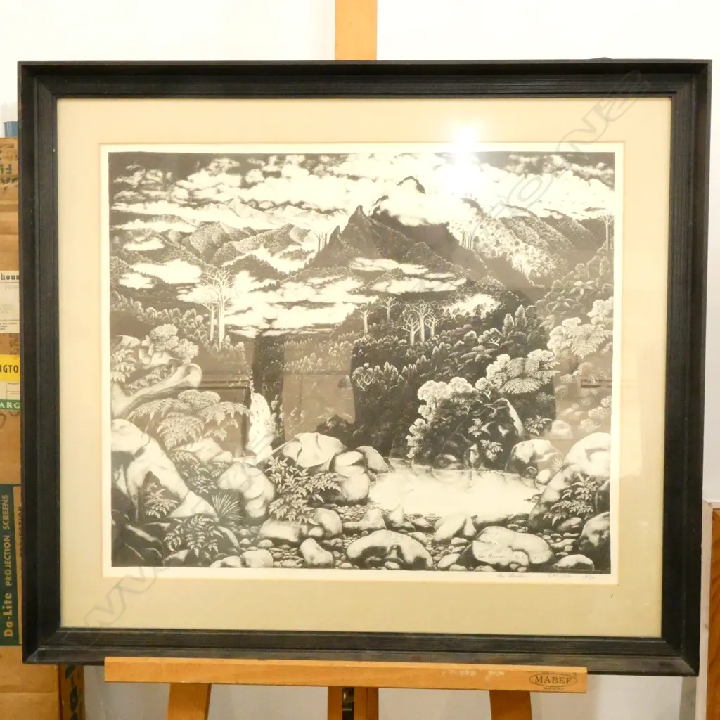 REI HAMON LTD ED. PRINT 354/500 1974 520 X 430MM  Image 1++