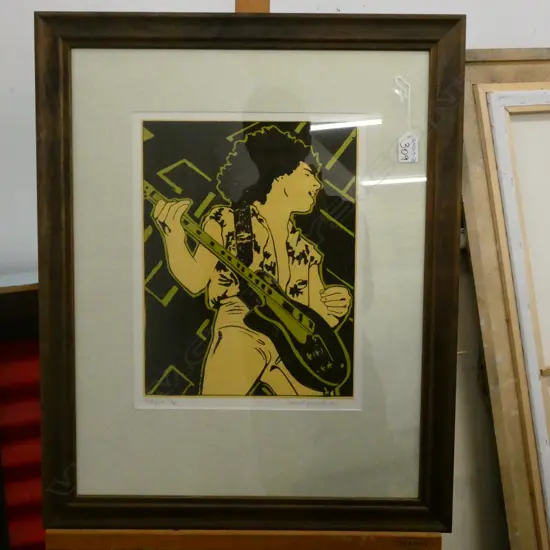 FASSETT BURNETT SCREEN PRINT SINGER 1984 340X270