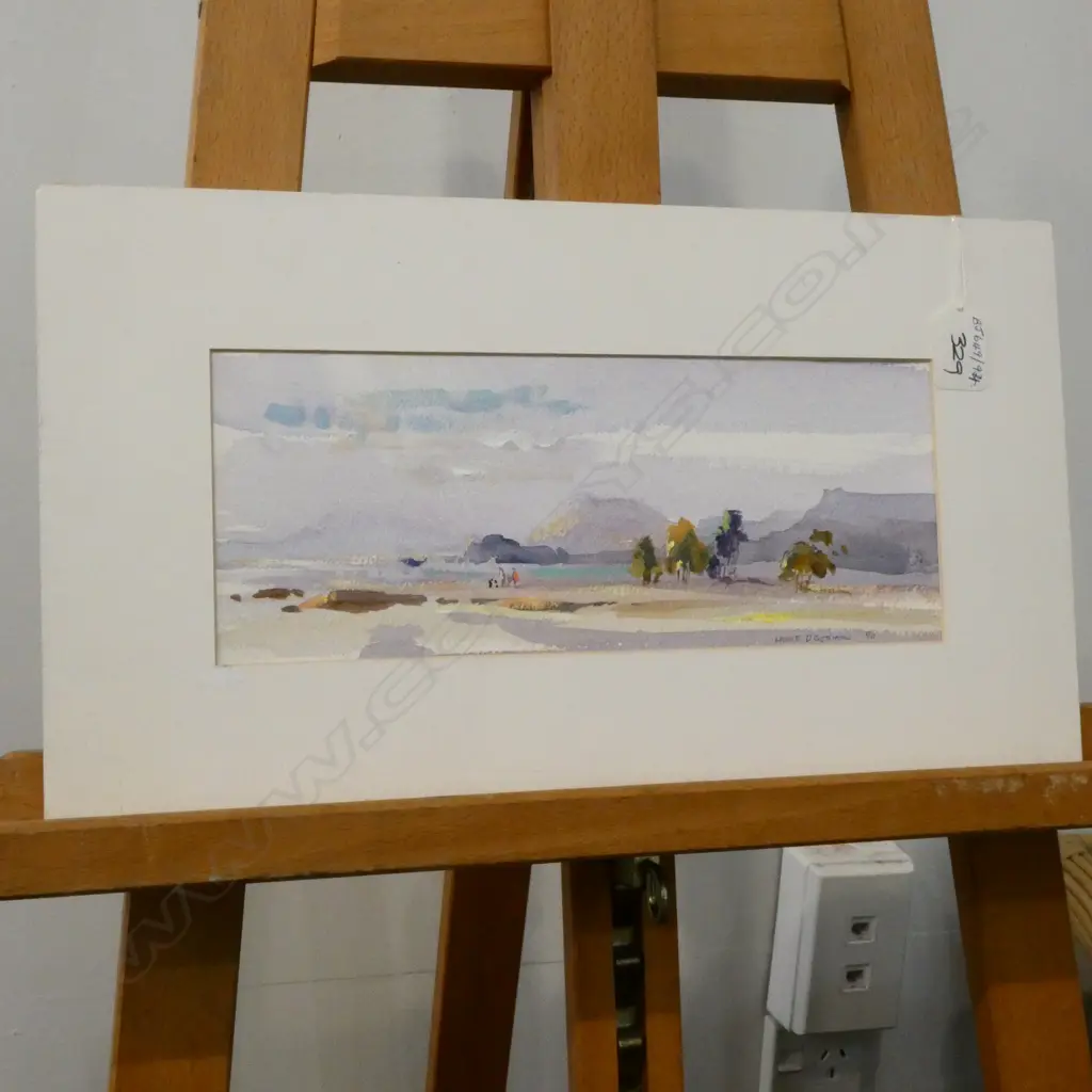 LANCE O'GORMAN  ACRYLIC - ''STROLLING ALONG' LONGBAY  Image 1++