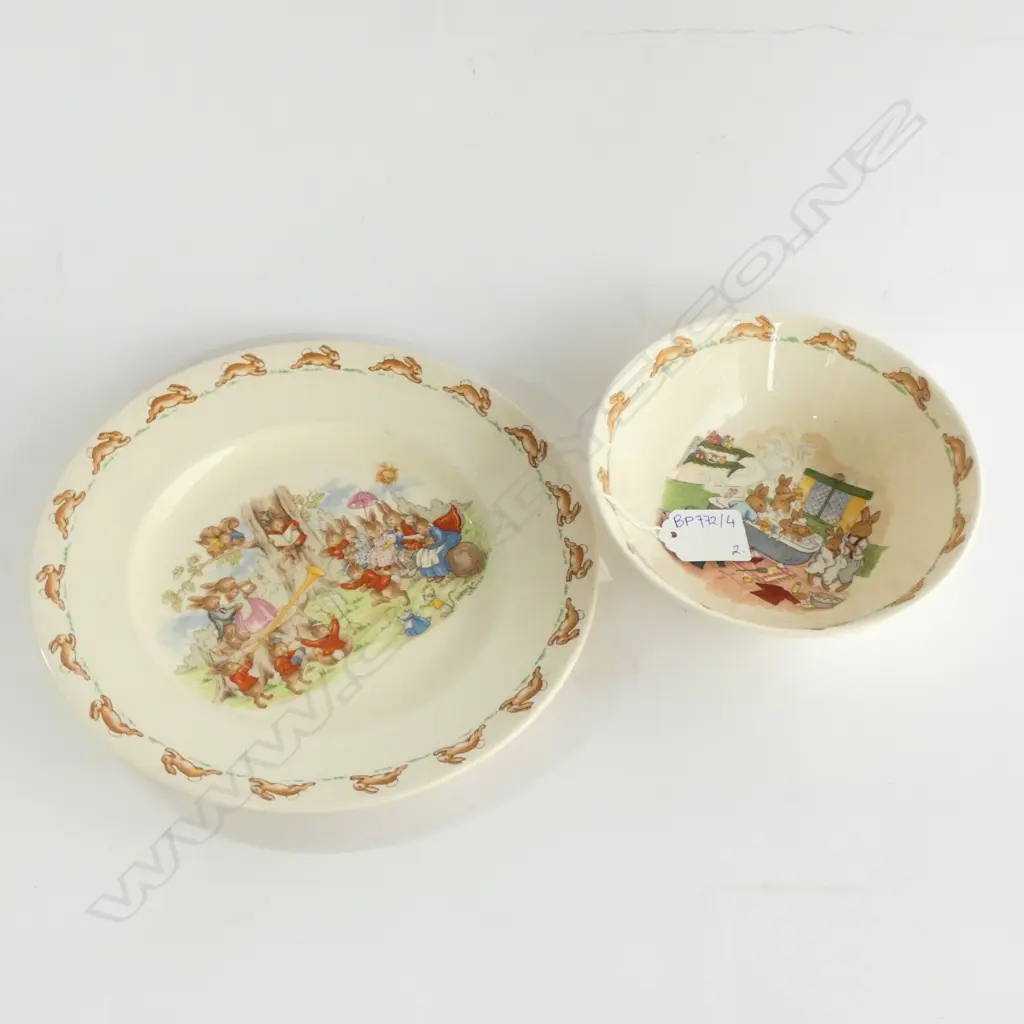 ROYAL DOULTON BUNNYKINS CUP & BOWL Image 1++