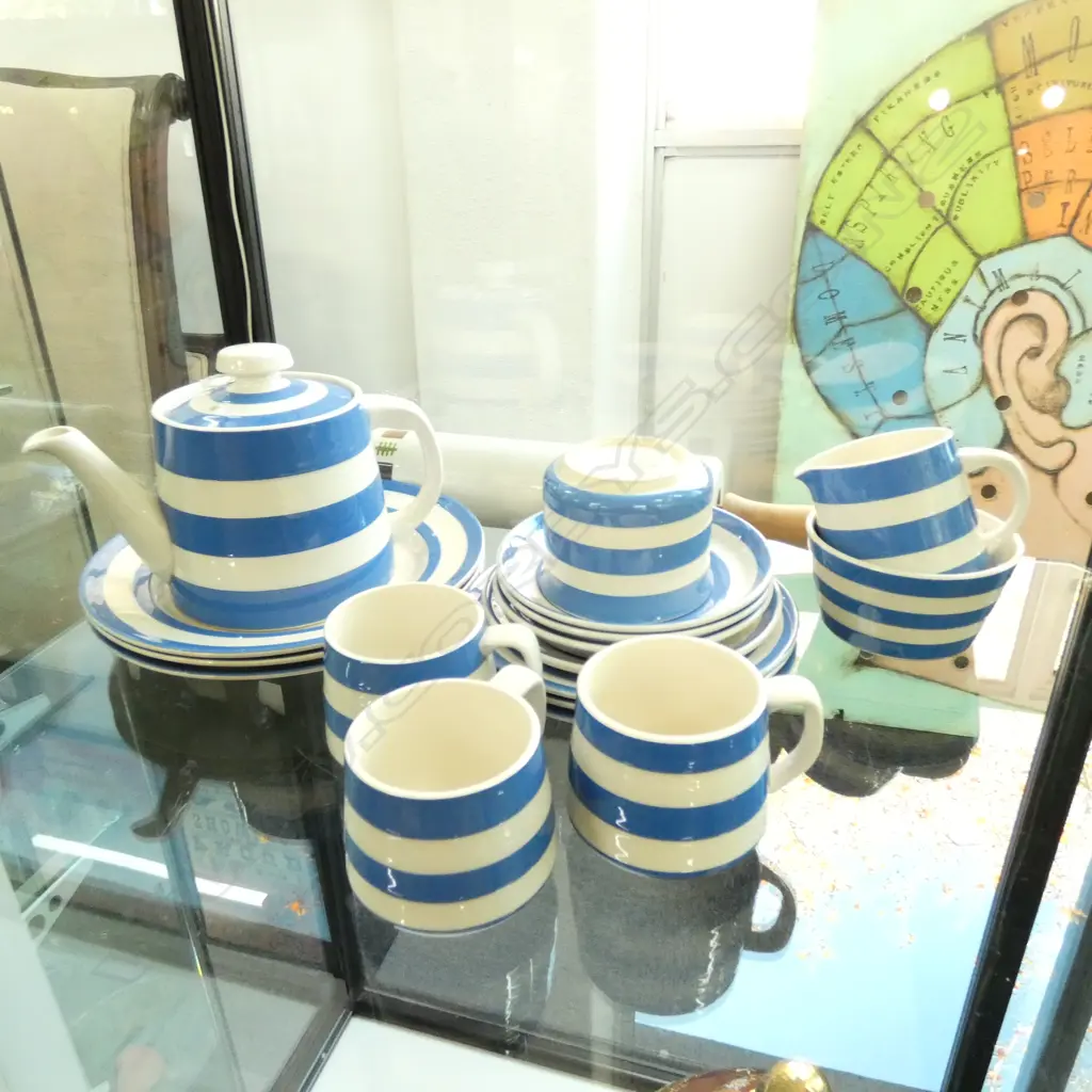 17 PCES ASST. T. G. GREEN CORNISHWARE & ROLLING PIN Image 1++