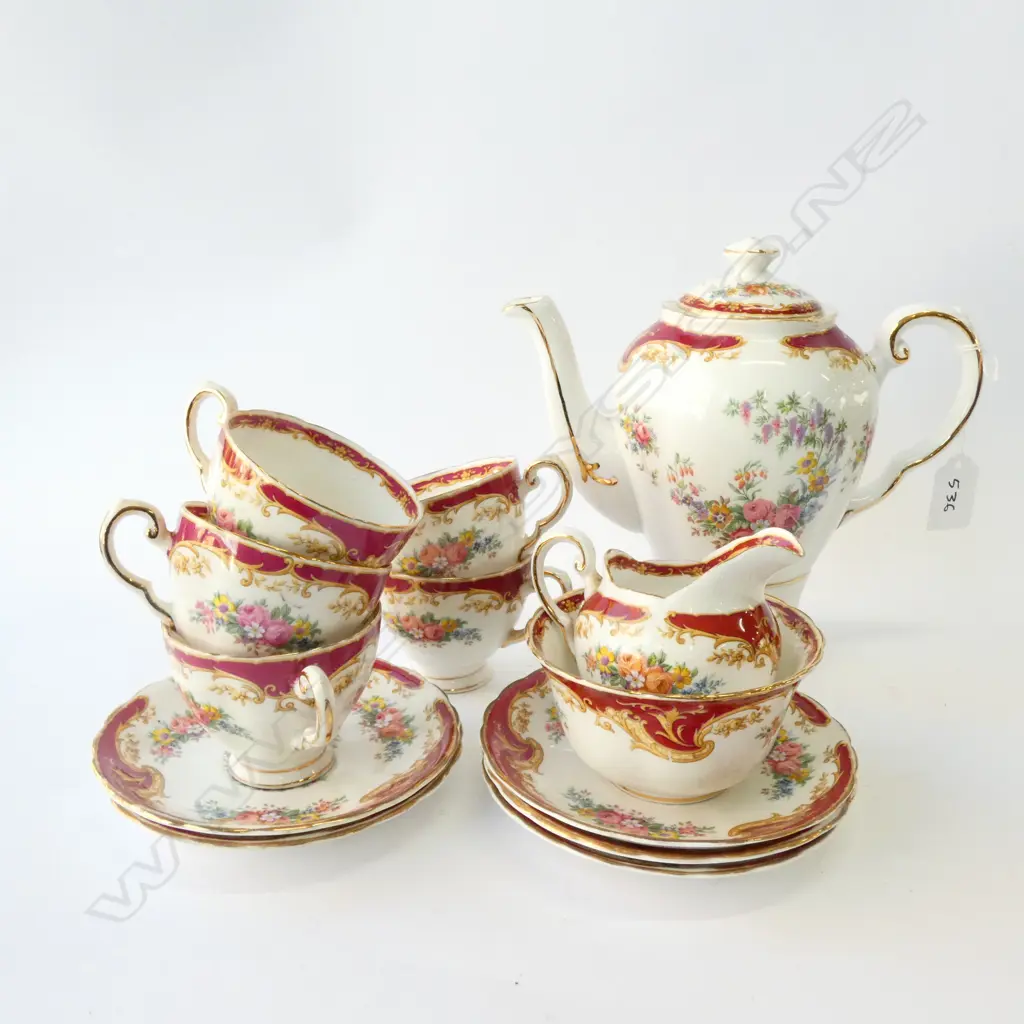 13 PCE TUSCAN 'NAPLES' COFFEE SET  Image 1++