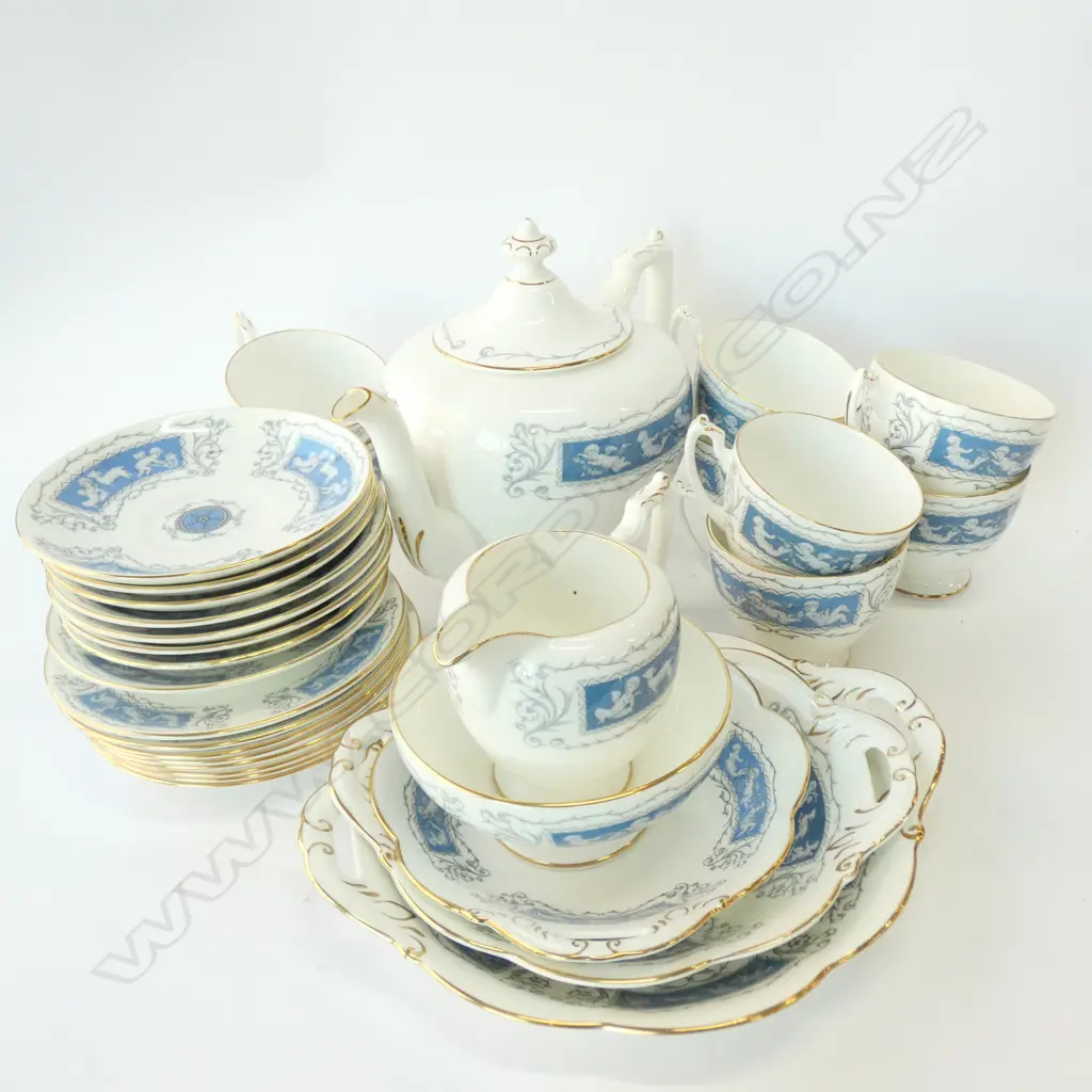 LARGE COALPORT REVELRY TEA SERVICE Image 1++