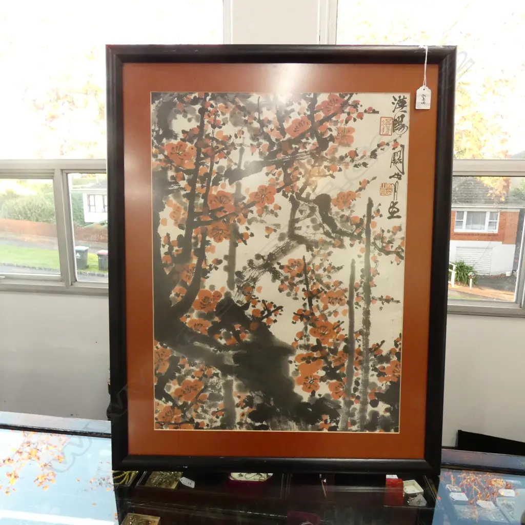 CHINESE W/C PLUM BLOSSOM 580 X 425MM IMAGE Image 1++