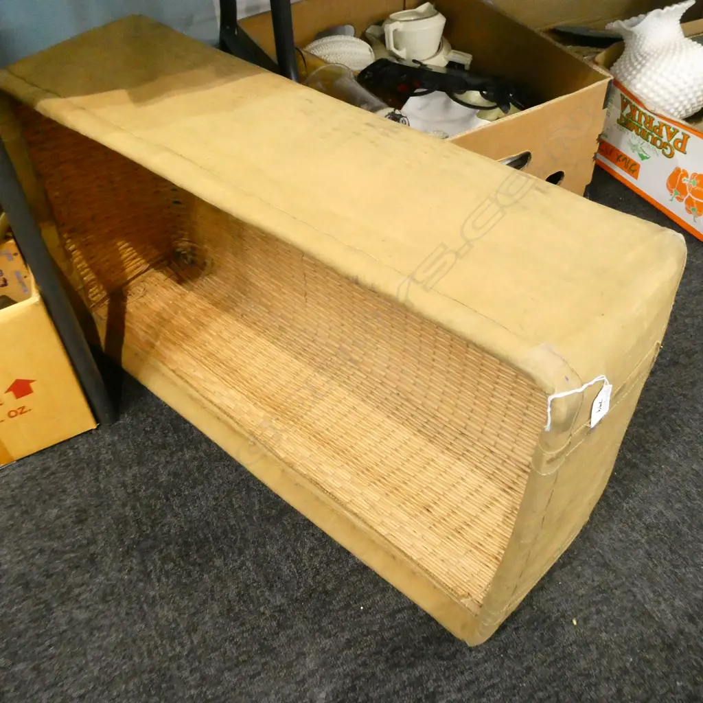 CANE & CANVAS BASKET L. 740MM Image 1++
