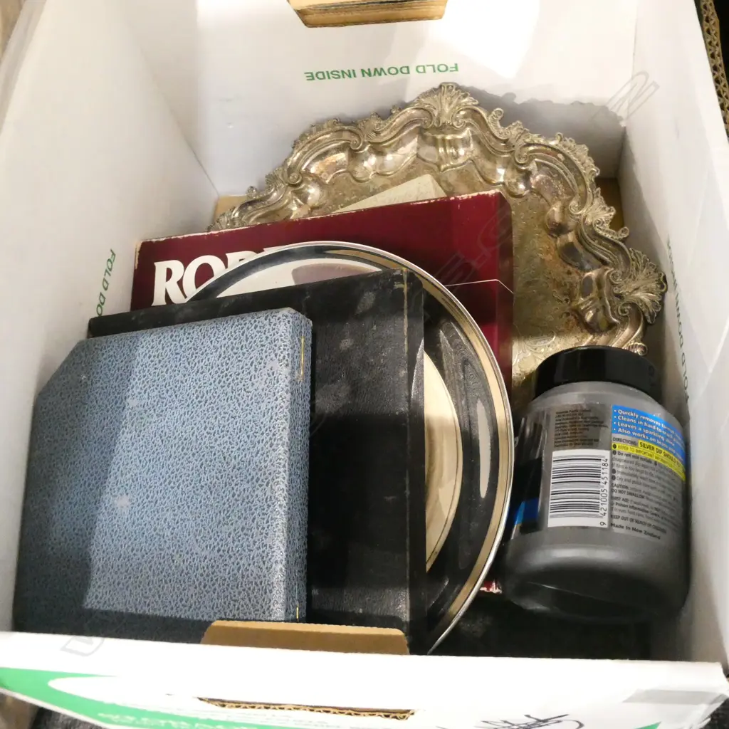 BOX LOT CASED EP CUTLERY ETC Image 1++