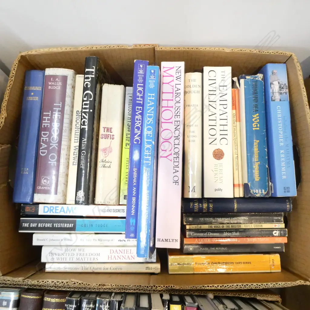 BOX LOT BOOKS PHILOSOPHY INTEREST Image 1++