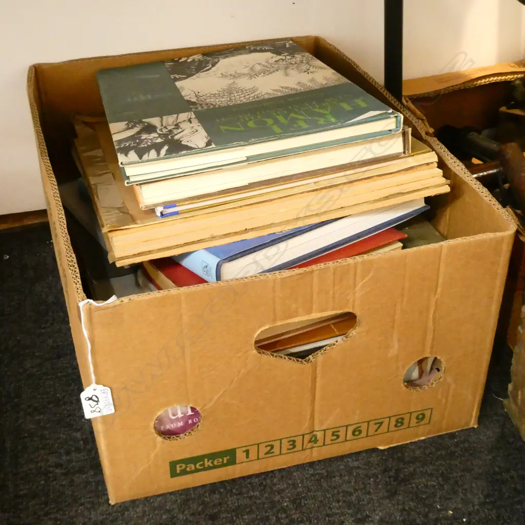 BOX LOT ASST. BOOKS, ANTIQUES, RELIGIOUS Image 1++