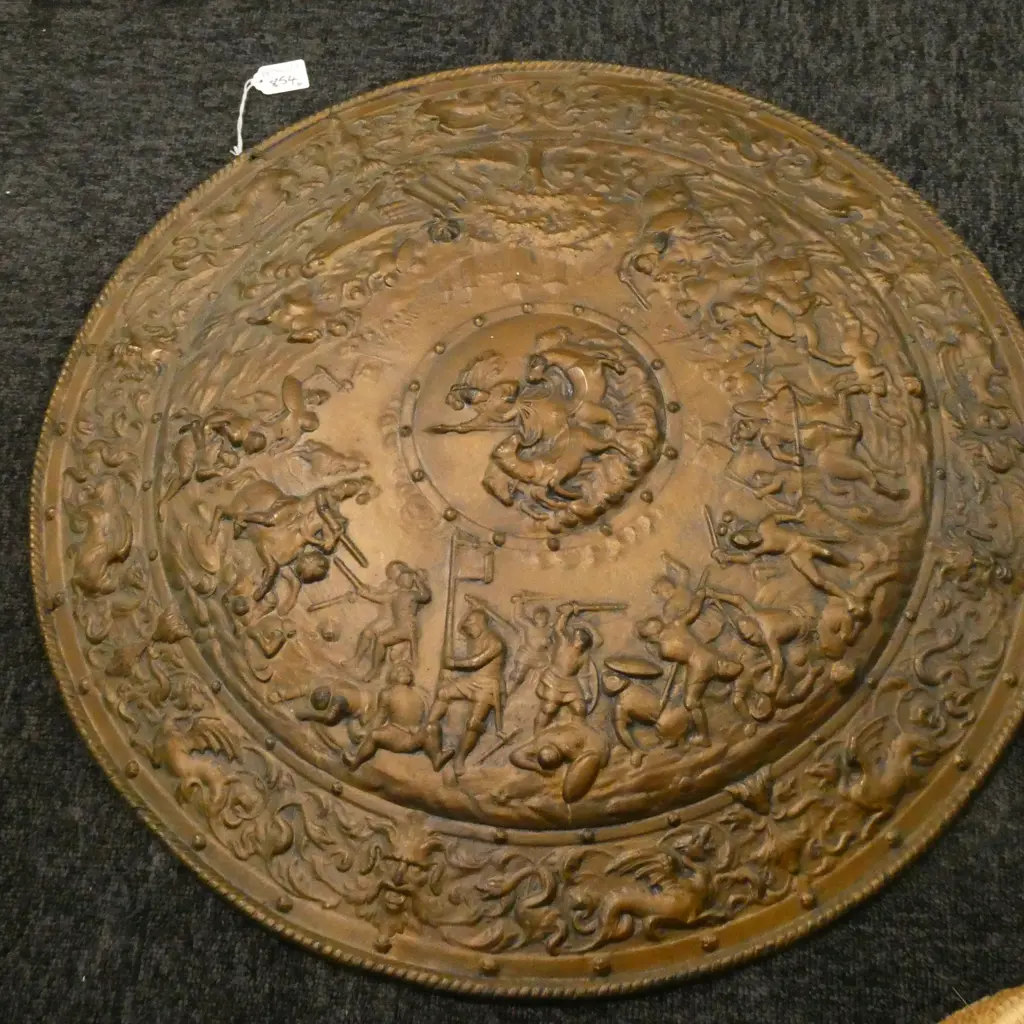 CIRCULAR METAL WALL PLAQUE 600MM DIA Image 1++