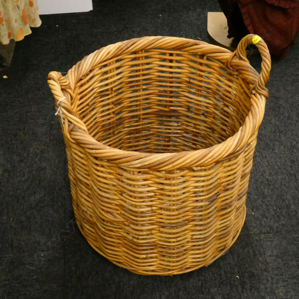 WOVEN CANE BASKET  Image 1++