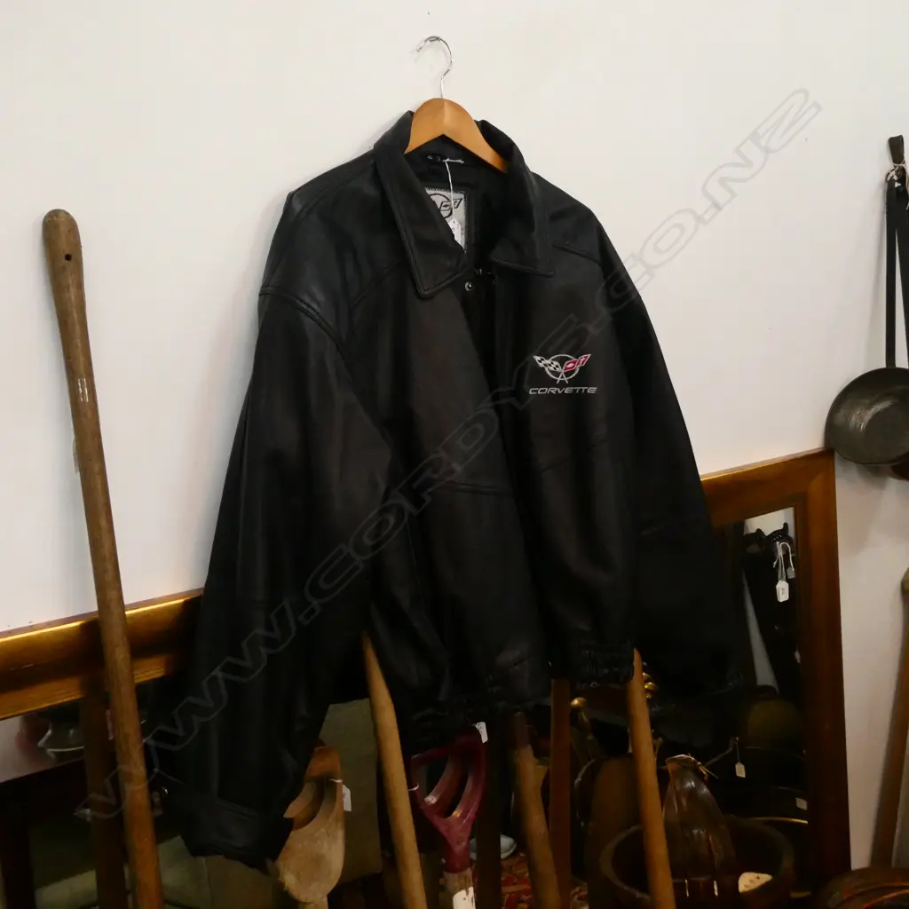 CORVETTE LEATHER MOTOCYCLE JACKET  Image 1++