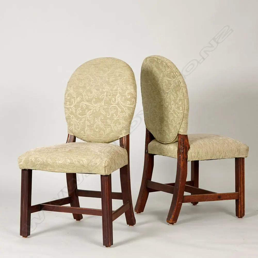 HARLEQUIN SET OF 8 UPHOLSTERED DINING CHAIRS Image 1++
