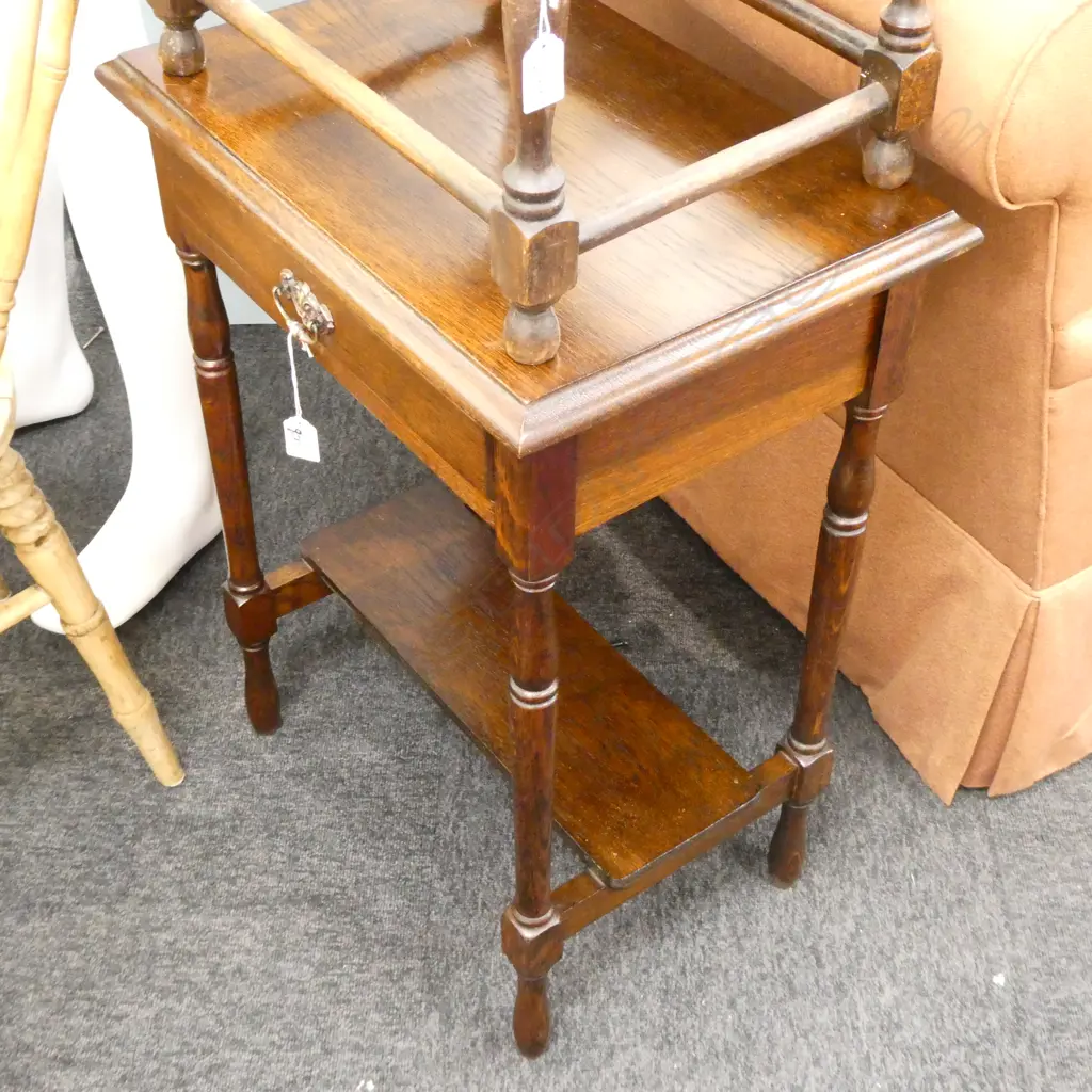 OAK HALLTABLE WITH DRAWER H. 685MM Image 1++