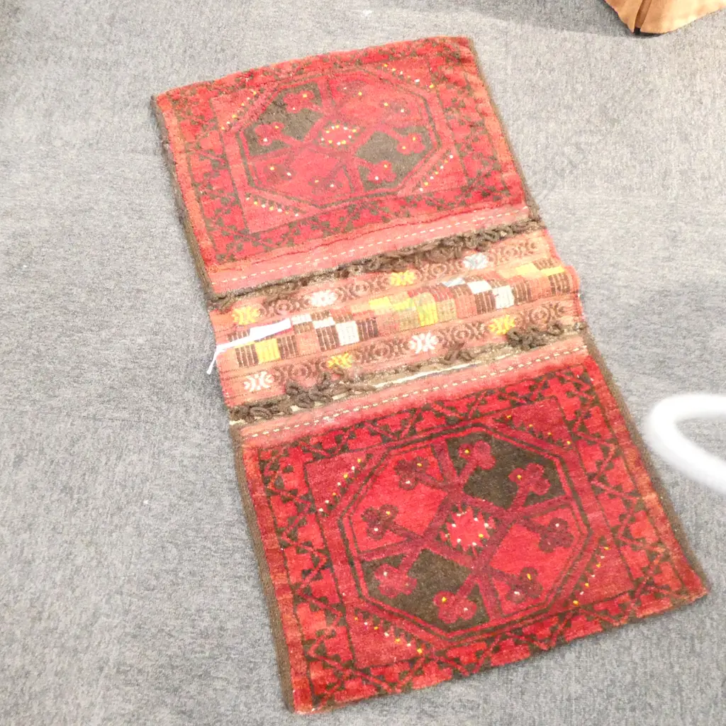 AFGHAN TURKOMAN KHORJIN SADDLE BAG Image 1++