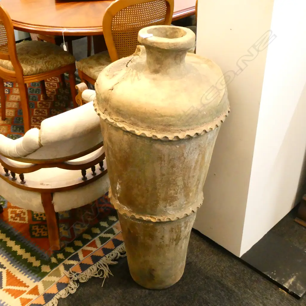 TALL CERAMIC JAR (FAULTED) H. 1050MM Image 1++
