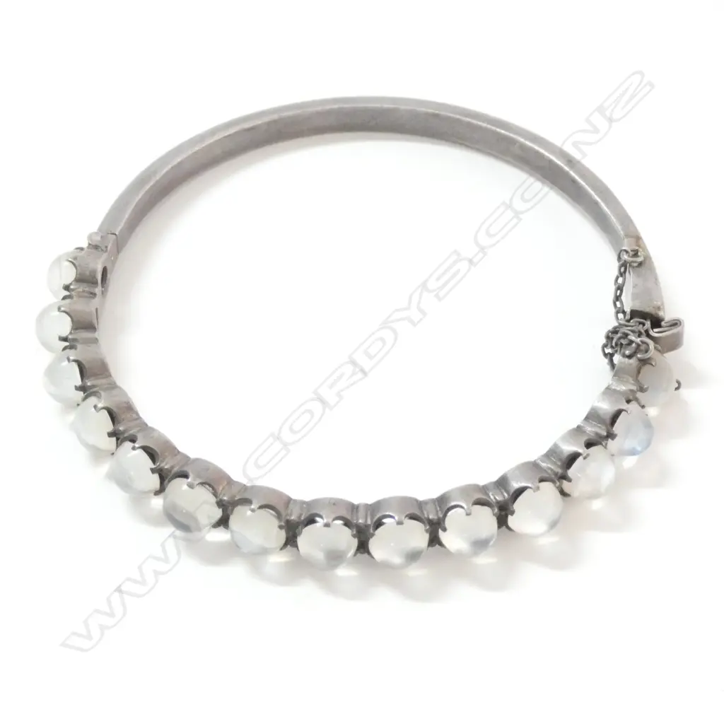 SILVER? MOONSTONE BRACELET  Image 1++