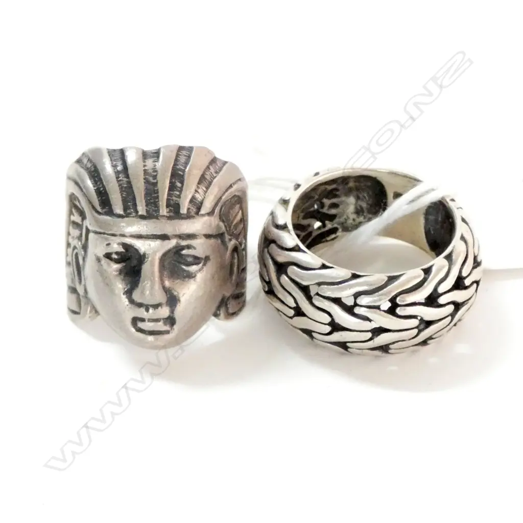 2 925 RINGS; EGYPTIAN & TYRE Image 1++