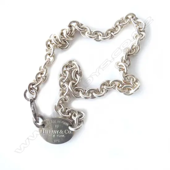 Tiffany and Co Sterling Silver Necklace in Tiffany bag