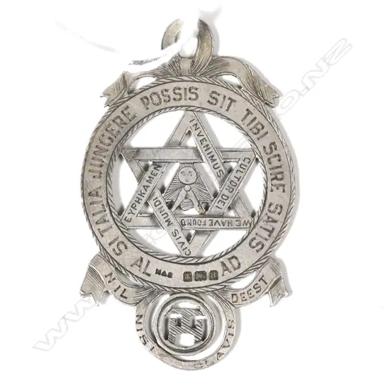 Lodge medal, possibly silver