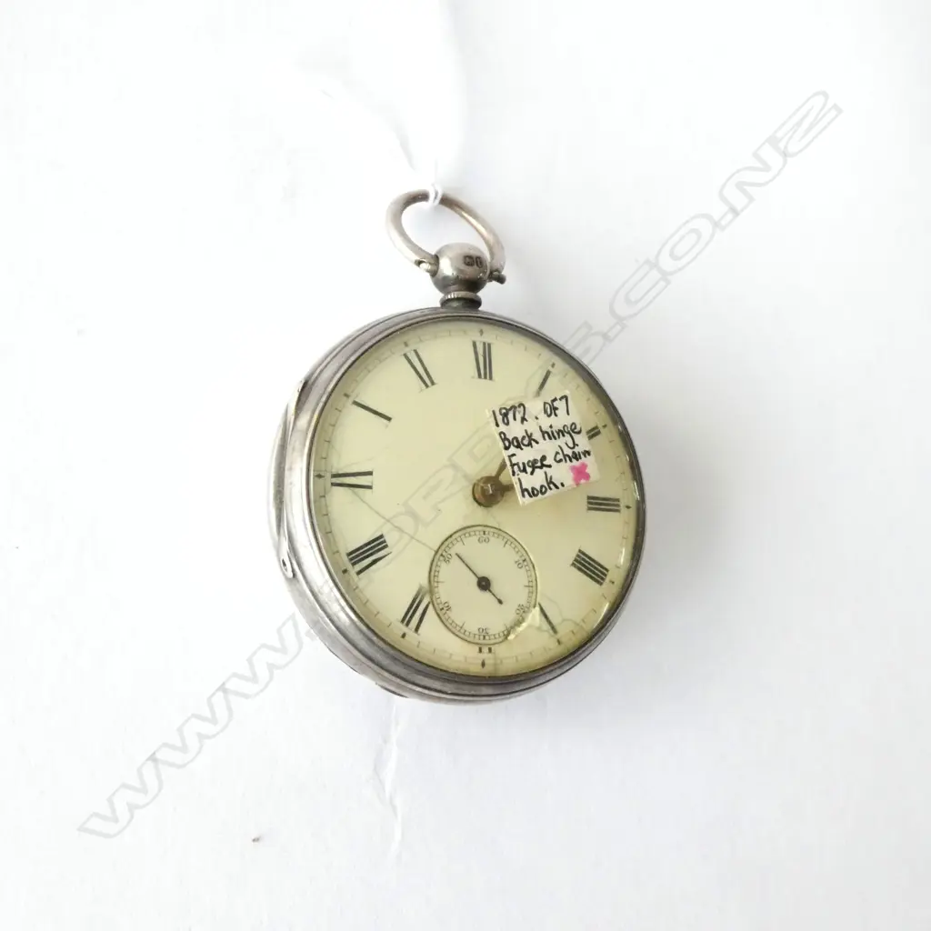 STG SILVER POCKETWATCH AF Image 1++