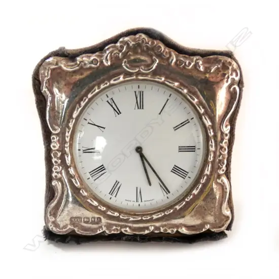 SM STG FRAMED BEDSIDE CLOCK 65 X 70 MM
