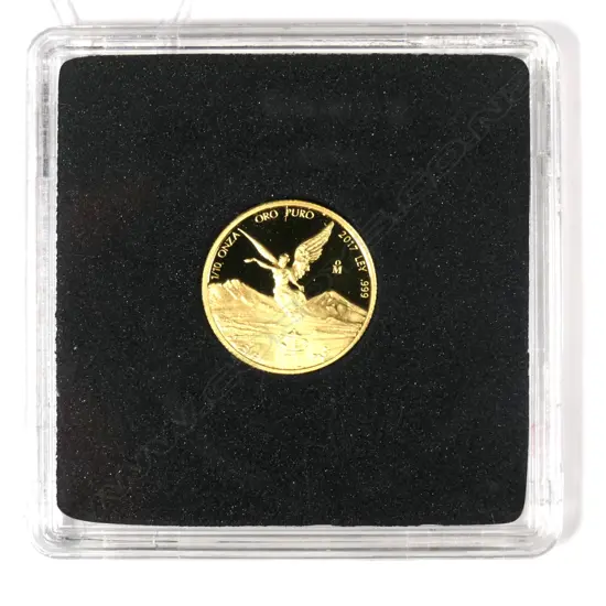 MEXICAN 1/10oz .999 GOLD COIN 2017 PROOF
