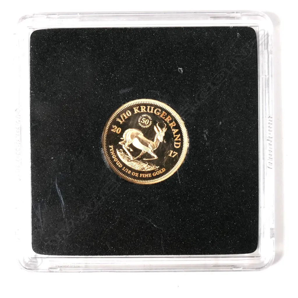 SOUTH AFRICAN 2017 1/0oz FINE GOLD PROOF COIN Image 1++