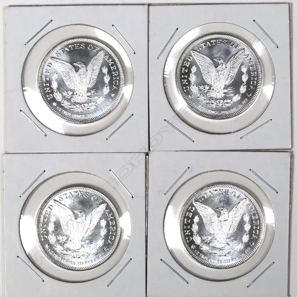 4X 1/2oz AMERICAN SILVER 'LIBERTY' COINS Image 1++