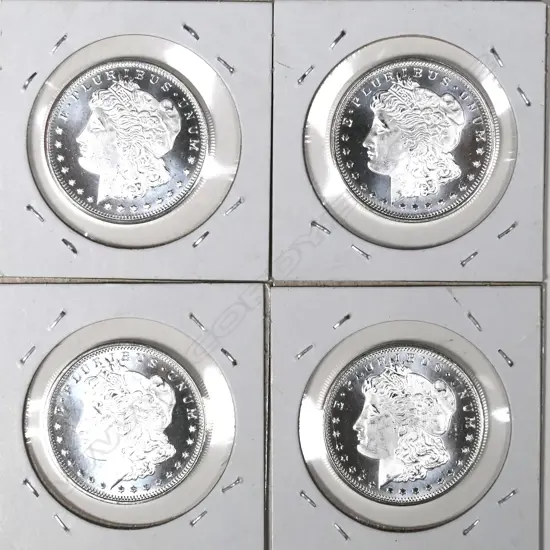 4X 1/2oz AMERICAN SILVER 'LIBERTY' COINS