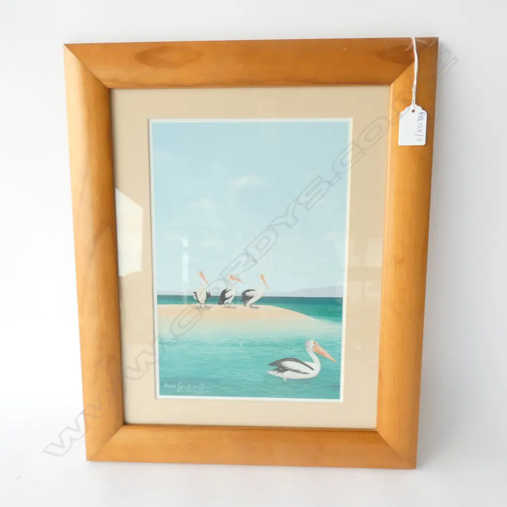 ANNA GARLAND PELICAN PRINT 285 X 195MM IMAGE Image 1++
