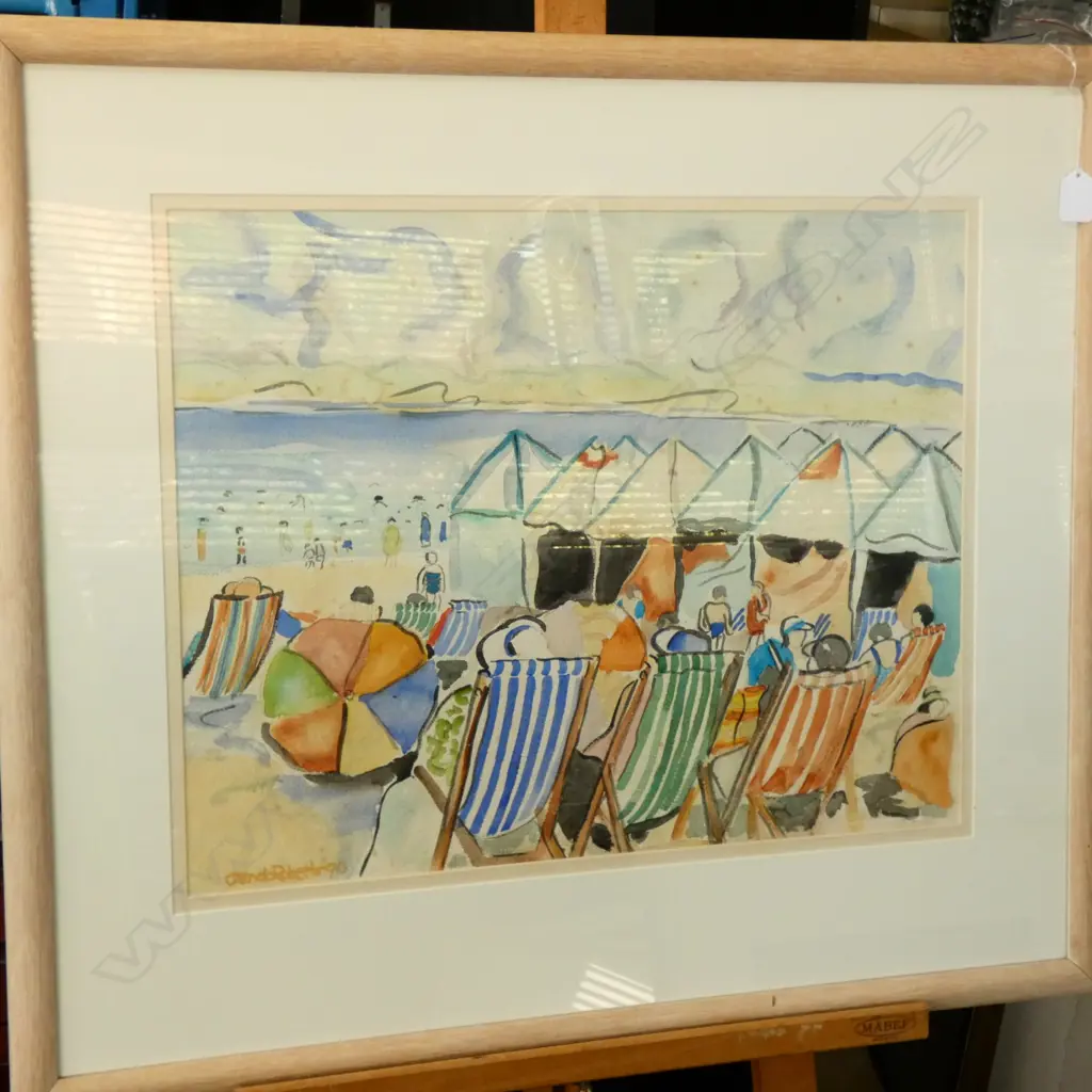 GLENDA ROBERTS, WATERCOLOUR ON PAPER . SIGNED AND DATED Image 1++