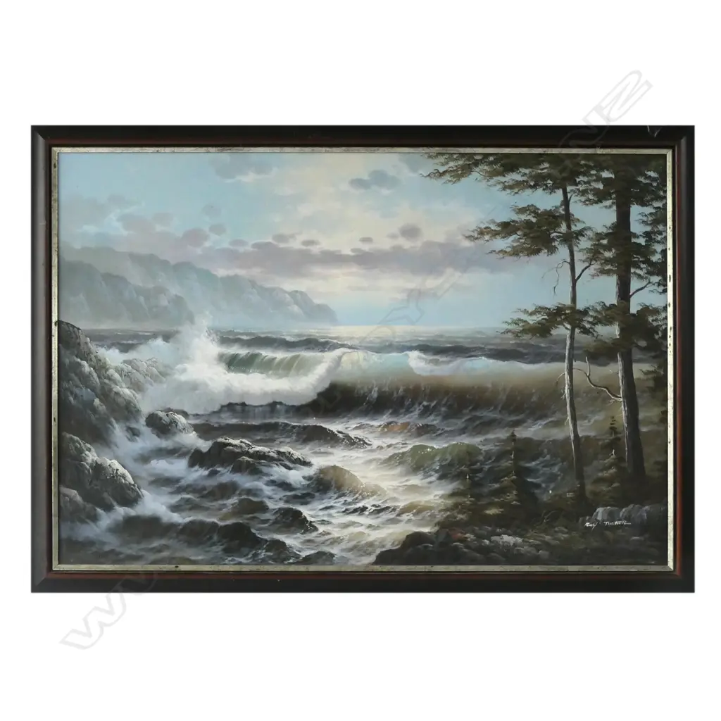 ROY TURNER FRAMED OIL ON BOARD, W. 885 X 595MM Image 1++