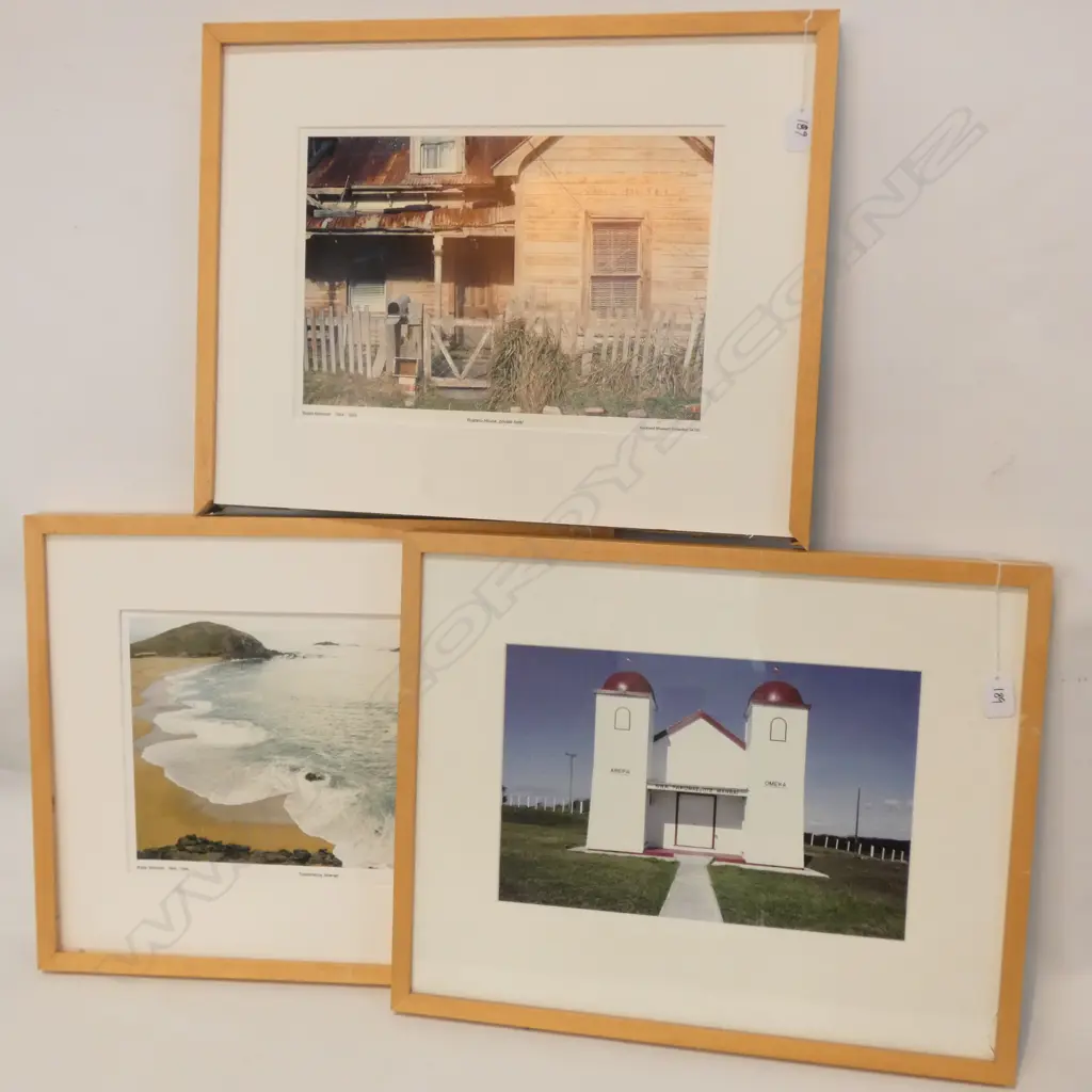 3 x ROBIN MORRISON PRINTS OF PHOTOGRAPHS, 430 X 540MM (INCL FRAMES Image 1++