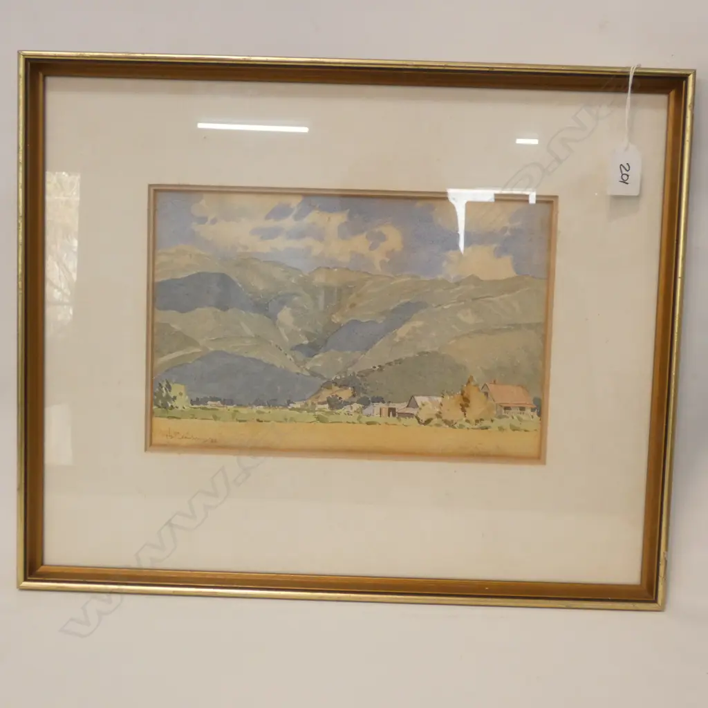 A.S. PATERSON FRAMED WATER COLOUR, FLEETING SHADOWS, W. 280 X 175MM Image 1++