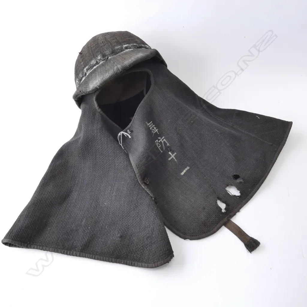 ANTIQUE NINJA HAT & NECK WRAP Image 1++