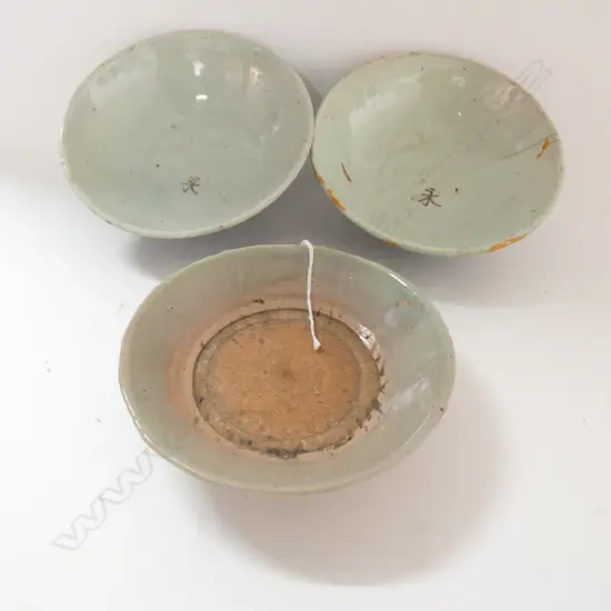 3 PROVINCIAL KITCHEN MING BOWLS 