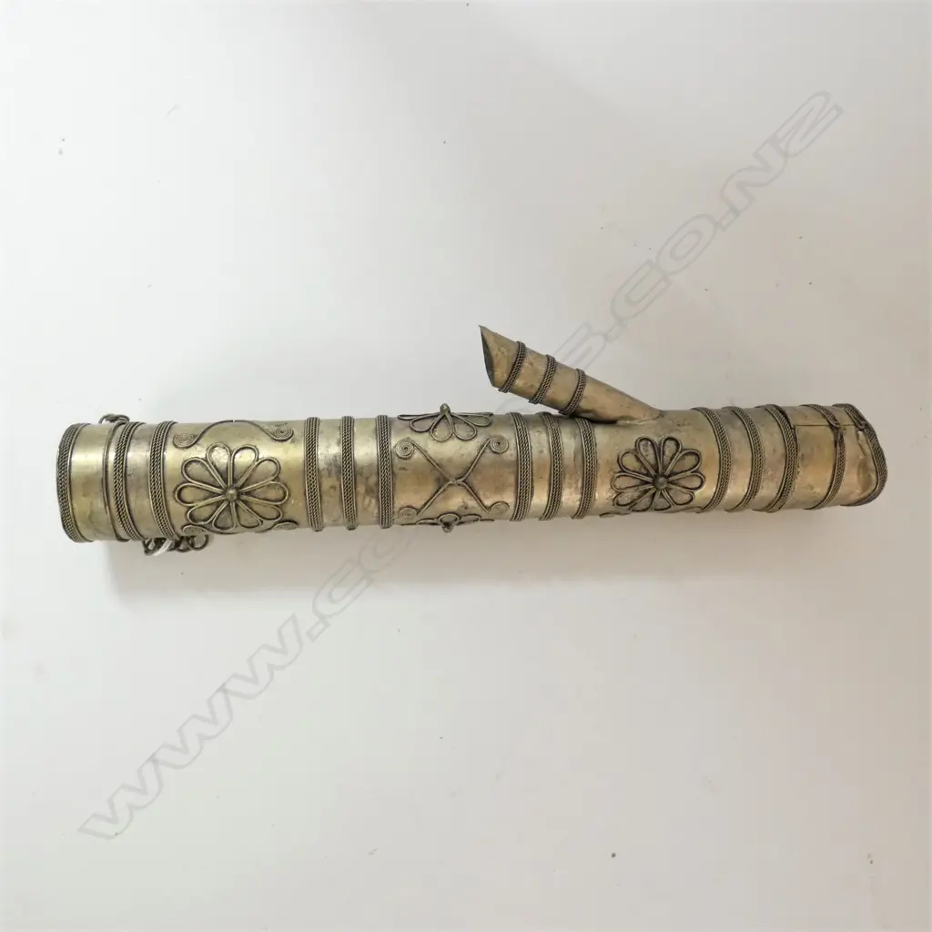 METAL ORIENTAL HOOKAH PIPE L. 295MM Image 1++
