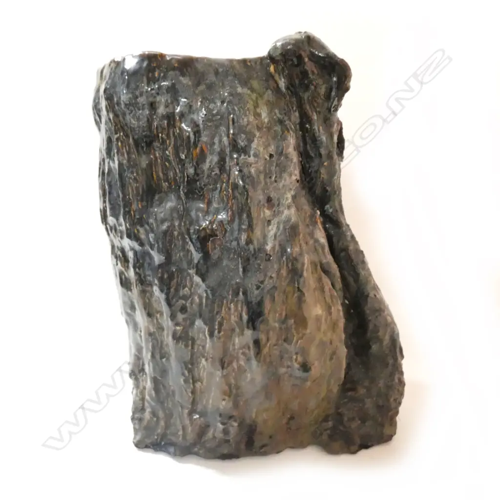 ORIENTAL POTTERY TREE STUMP FLOOR VASE 310MM H Image 1++