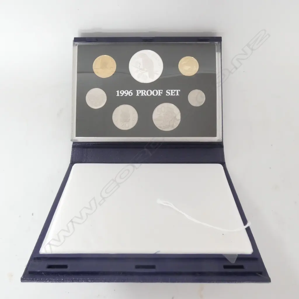 RESERVE BANK NZ 1996 PROOF COIN SET  Image 1++