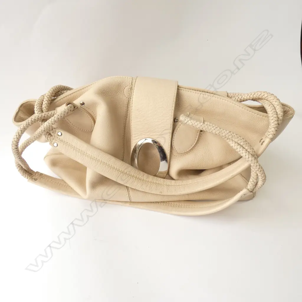 LARGE OROTON BONE LEATHER BAG Image 1++