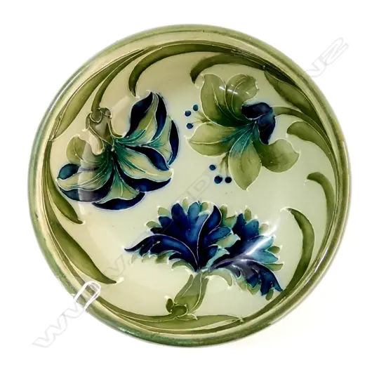 WILLIAM MOORCROFT FLORIAN PATTERN BOWL A.F. Dia.145mm #19453
