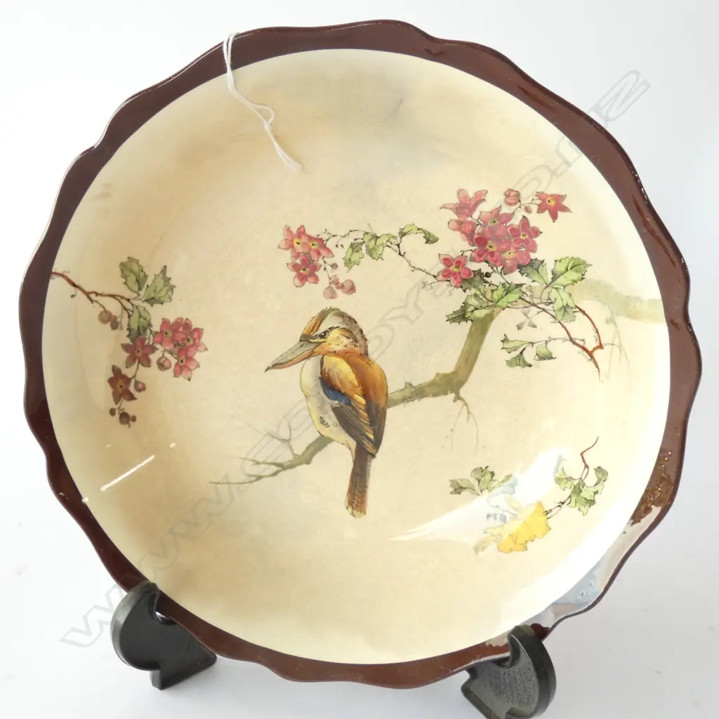 ROYAL DOULTON KOOKABURRA SHALLOW BOWL W. 240MM CRAZED Image 1++