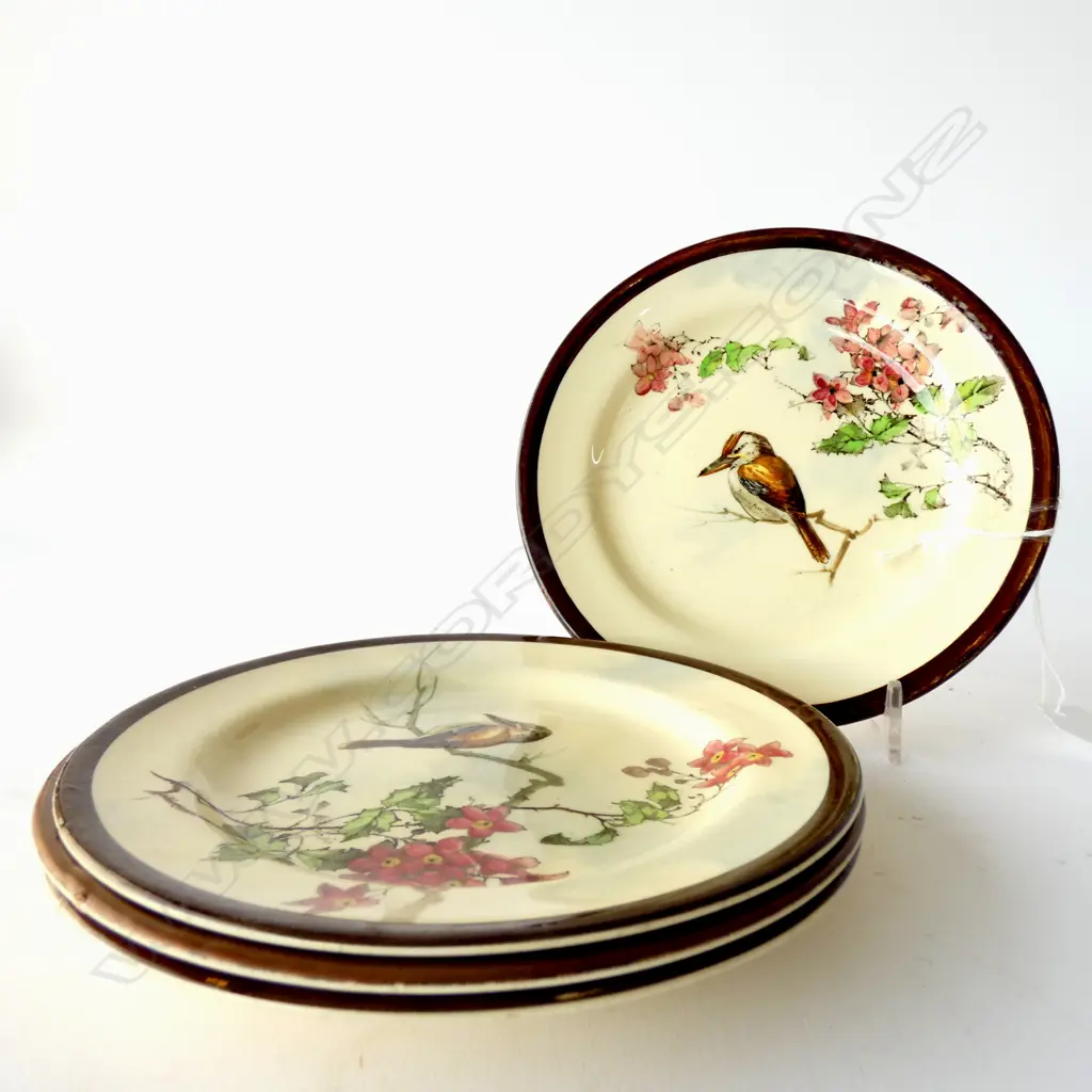 ROYAL DOULTON KOOKABURRA 4 SMALL PLATES, W. 165MM Image 1++