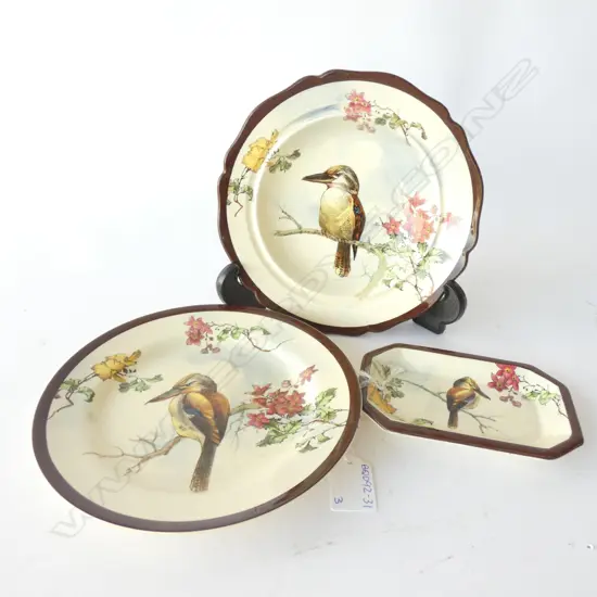 ROYAL DOULTON KOOKABURRA  PLATE, BOWL & DISH