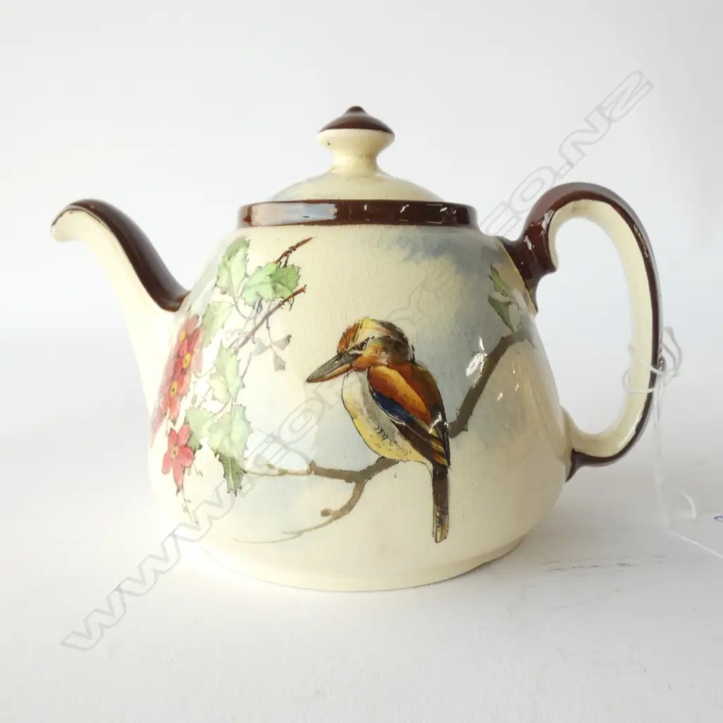 ROYAL DOULTON KOOKABURRA TEAPOT, LID A/F H. 135MM Image 1++