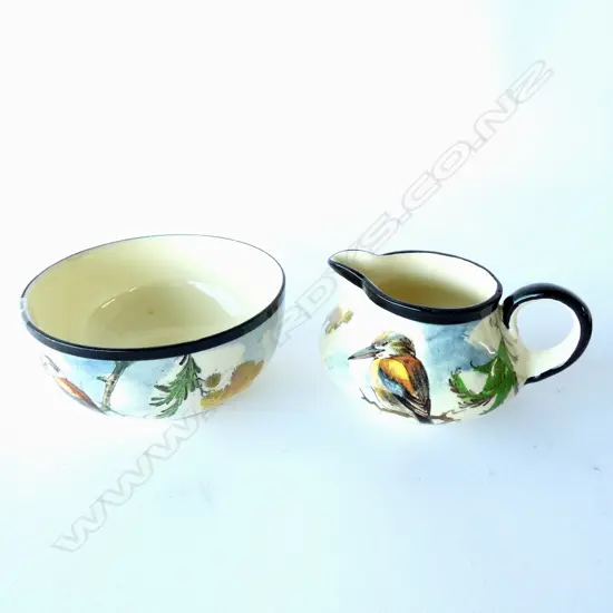 ROYAL DOULTON KOOKABURRA SUGAR BOWL & JUG