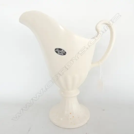 LARGE WHITE BESWICK PITCHER, H. 270MM