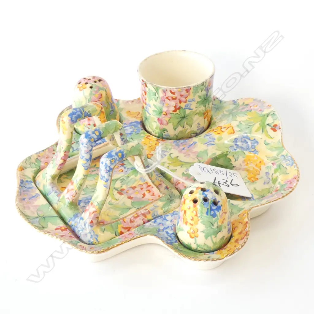 R/WINTON SOMERSET CHINZ BREAKFAST SET 1 EGGCUP MISSING  Image 1++