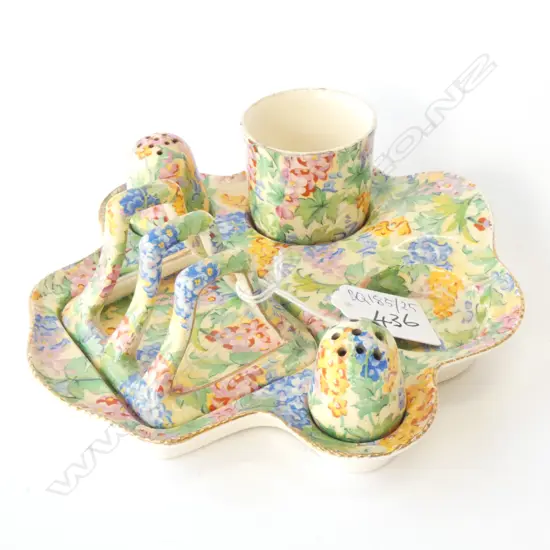 R/WINTON SOMERSET CHINZ BREAKFAST SET 1 EGGCUP MISSING 